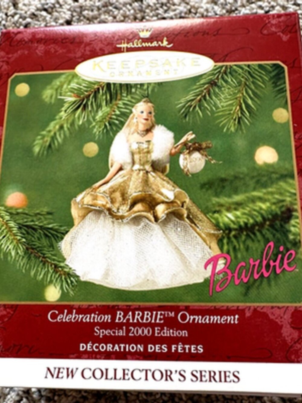 Hallmark Keepsake Celebration Barbie Ornament Special 2000